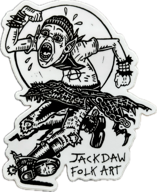 Bat Boy Skank Sticker