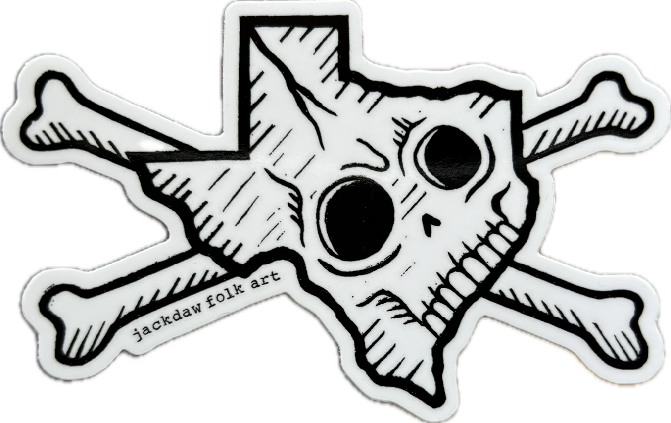 Death Texas Sticker