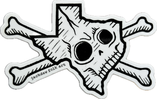 Death Texas Sticker