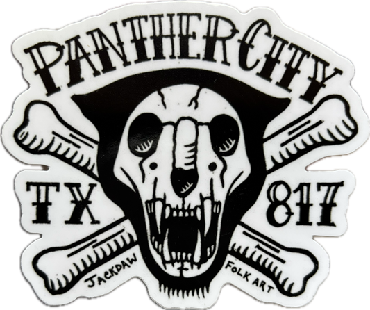 Panther City Sticker