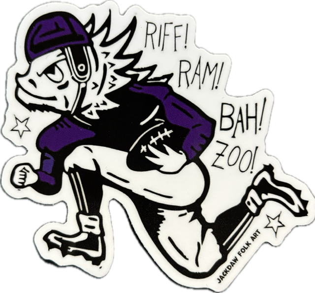 Riff Ram Bah Zoo Sticker