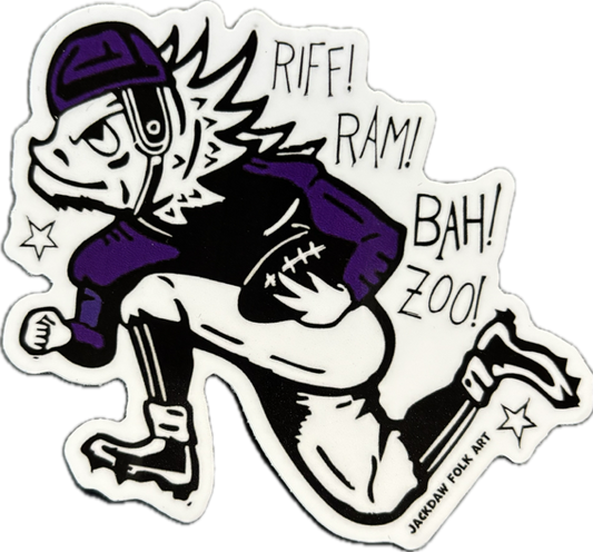 Riff Ram Bah Zoo Sticker